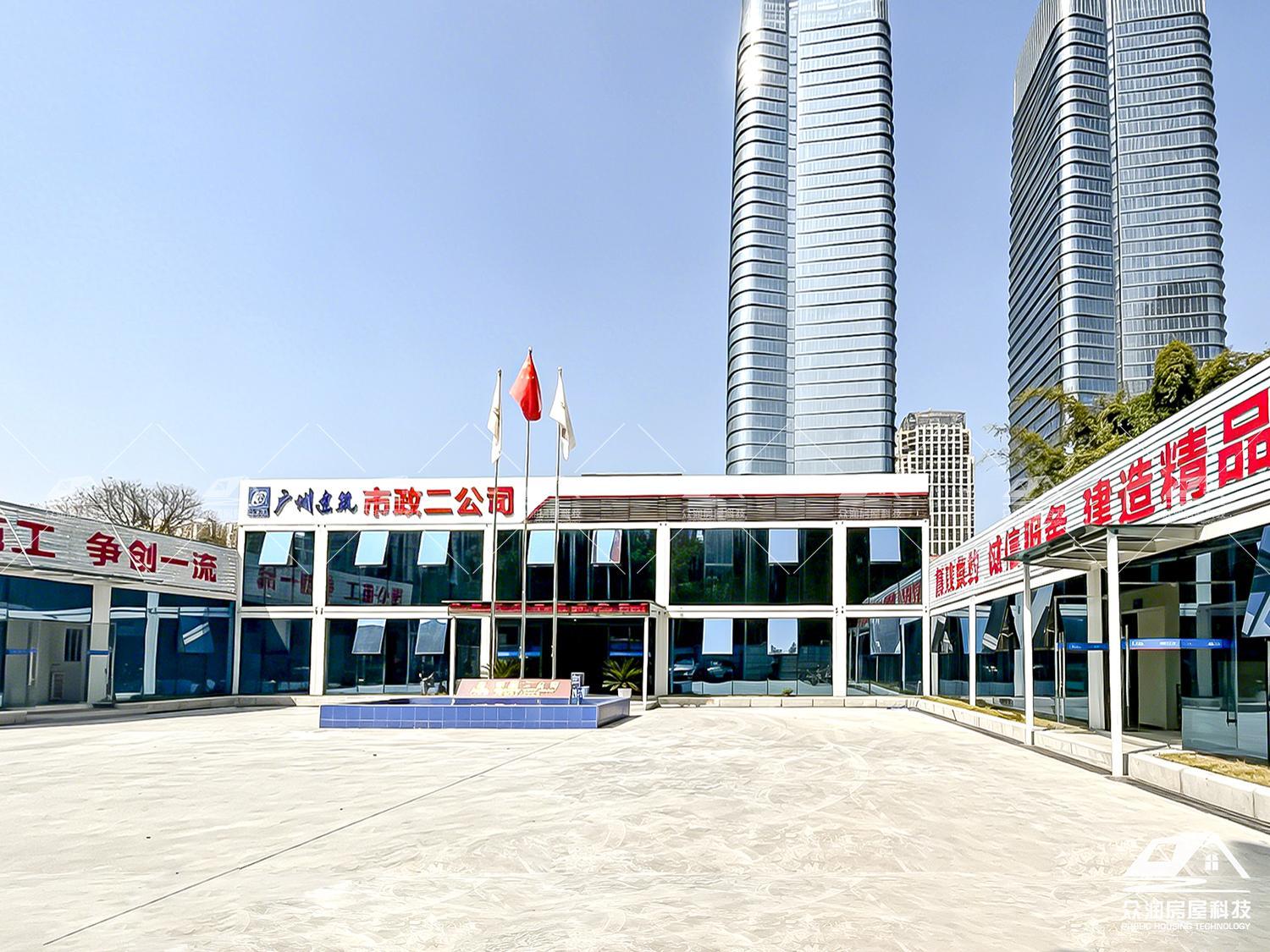 广州建筑琶洲西区双塔路项目工程